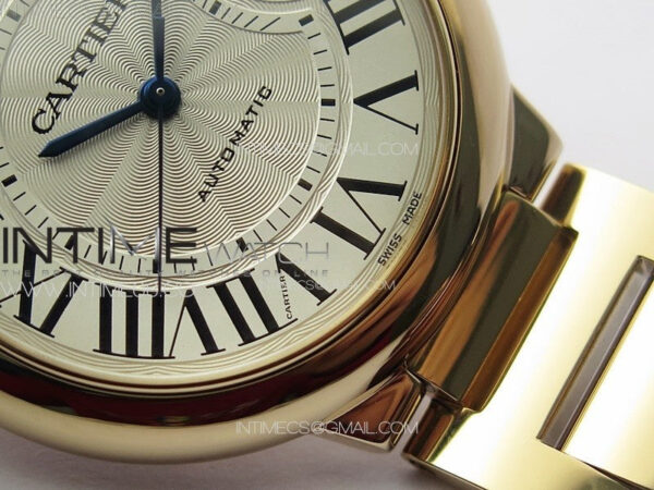 Ballon Bleu 36mm RG K3F 1:1 Best Edition White Textured Dial on SS Bracelet A076 – Bild 6