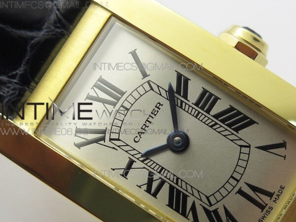 Tank WJTA0029 29mm 8848F YG Silver Dial on Black Croco Strap Ronda Quartz – Bild 7