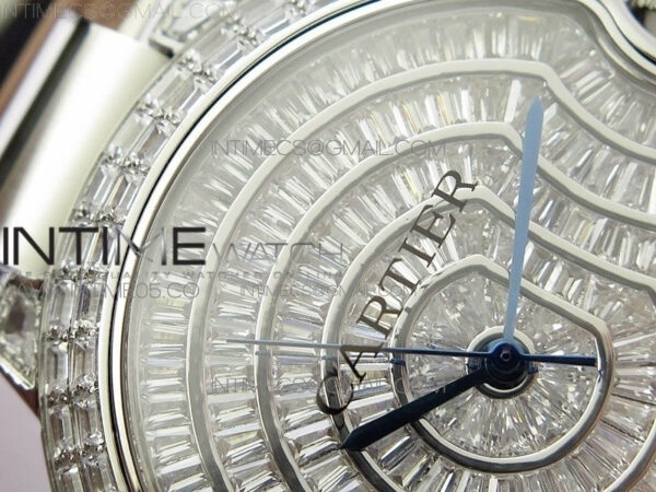 Ballon Bleu T Crystal 42mm SS Full Paved Crystal Dial on SS Bracelet Miyota 9015 – Bild 7