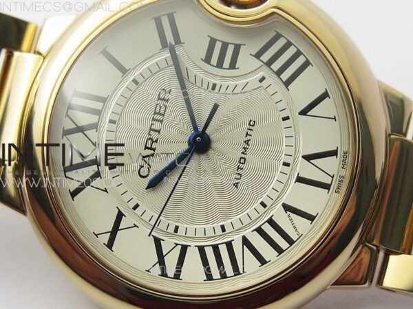 Ballon Bleu 36mm RG K3F 1:1 Best Edition White Textured Dial on SS Bracelet A076 – Bild 7