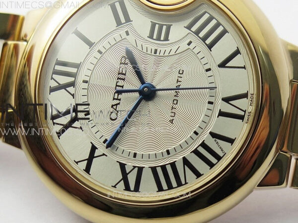 Ballon Bleu 33mm RG K3F 1:1 Best Edition White Textured Dial on SS Bracelet A076 – Bild 7