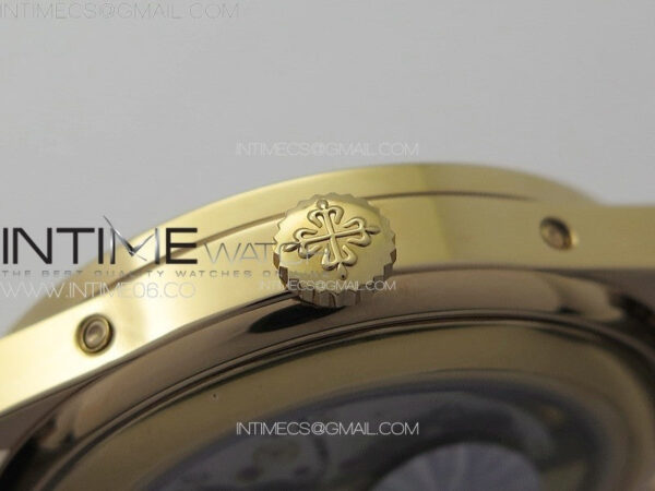 Annual Calendar Moonphase 5396 RG PPF 1:1 Best Edition White/Blue Dial on Brown Leather Strap A324 – Bild 9