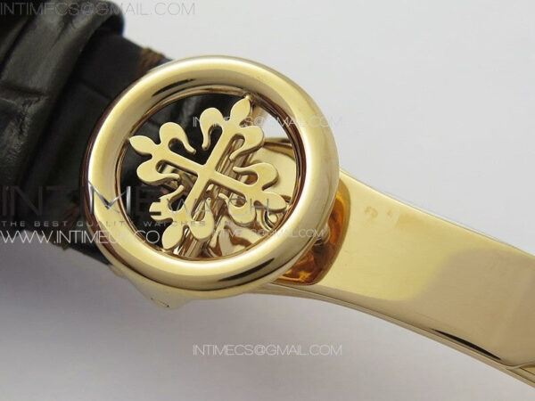 Annual Calendar Moonphase 5396 RG PPF 1:1 Best Edition White/Blue Dial on Brown Leather Strap A324 – Bild 11