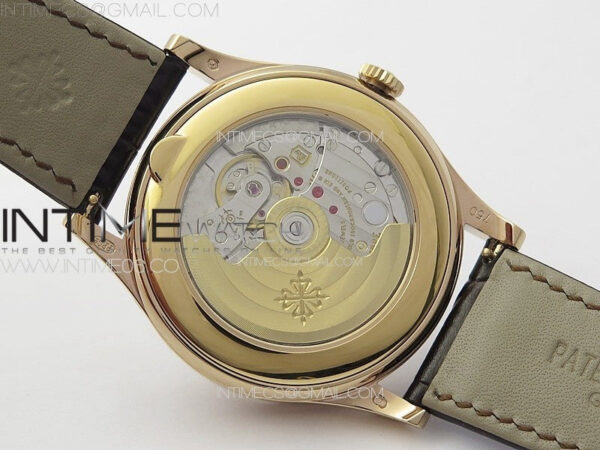 Annual Calendar Moonphase 5396 RG PPF 1:1 Best Edition White/Blue Dial on Brown Leather Strap A324 – Bild 18