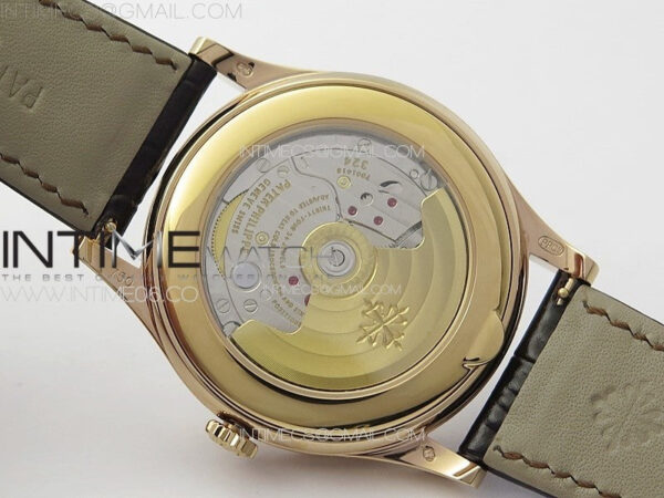 Annual Calendar Moonphase 5396 RG PPF 1:1 Best Edition White/Blue Dial on Brown Leather Strap A324 – Bild 19