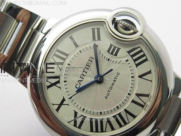 Ballon Bleu 33mm SS K3F 1:1 Best Edition Ice Blue Dial on SS Bracelet A076 – Bild 8