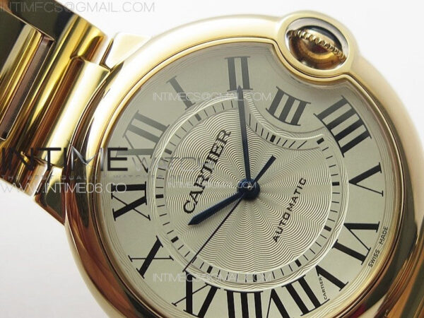 Ballon Bleu 36mm RG K3F 1:1 Best Edition White Textured Dial on SS Bracelet A076 – Bild 8