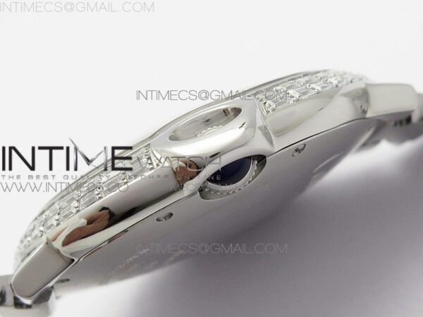 Ballon Bleu T Crystal 42mm SS Full Paved Crystal Dial on SS Bracelet Miyota 9015 – Bild 8
