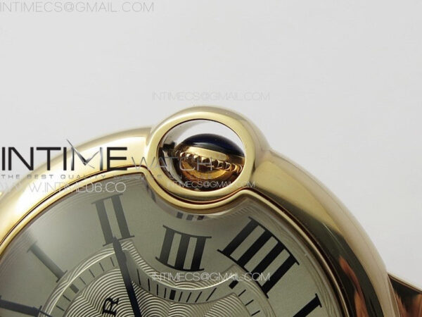 Ballon Bleu 36mm RG K3F 1:1 Best Edition White Textured Dial on SS Bracelet A076 – Bild 9