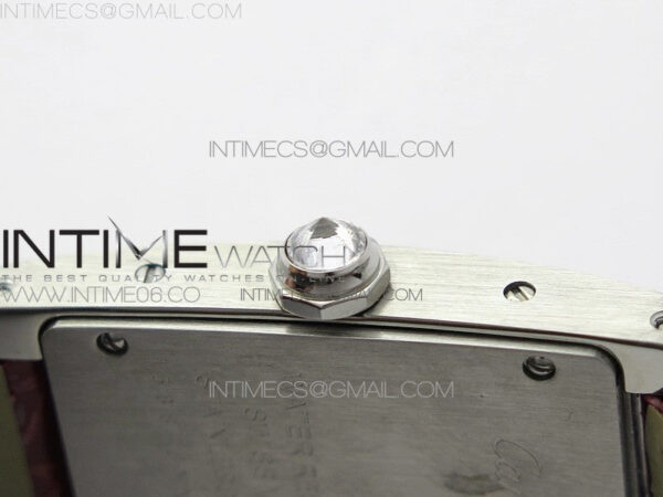 Tank WJTA0029 29mm 8848F Crystal Bezel SS Silver Dial on Pink Croco Strap Ronda Quartz – Bild 8