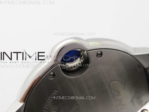 Ballon Bleu 33mm Diamonds Bezel SS K3F 1:1 Best Edition Ice Blue Dial on SS Bracelet A076 – Bild 19