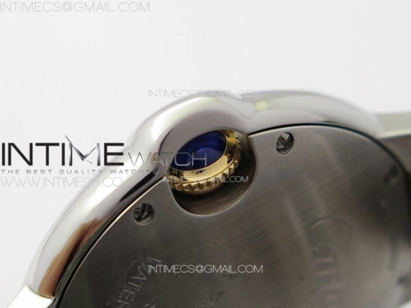 Ballon Bleu 33mm SS/RG K3F 1:1 Best Edition White MOP Dial on SS Bracelet A076 – Bild 10