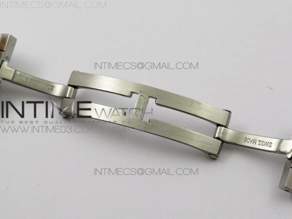 Tank Solo Ladies 25mm SS K11F 1:1 Best Edition White Dial on SS Bracelet Ronda Quartz – Bild 10