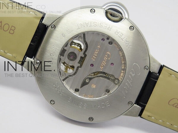 Ballon Bleu Tourbillon SS Blue Textured Dial on Black Leather Strap – Bild 10