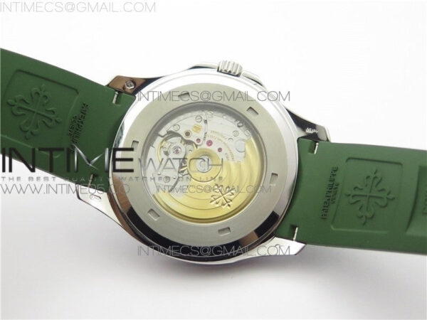 Aquanaut 5168G 42mm SS ZF 1:1 Best Edition Green Dial on Green Rubber Strap 324CS (Free box) – Bild 10