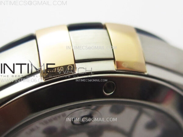 Constellation 41mm RG/Blue Ceramic Bezel VSF 1:1 Best Edition Blue Dial on Blue Gummy Strap A8900 – Bild 12
