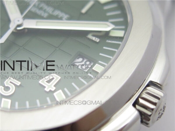 Aquanaut 5168G 42mm SS ZF 1:1 Best Edition Green Dial on Green Rubber Strap 324CS (Free box) – Bild 15