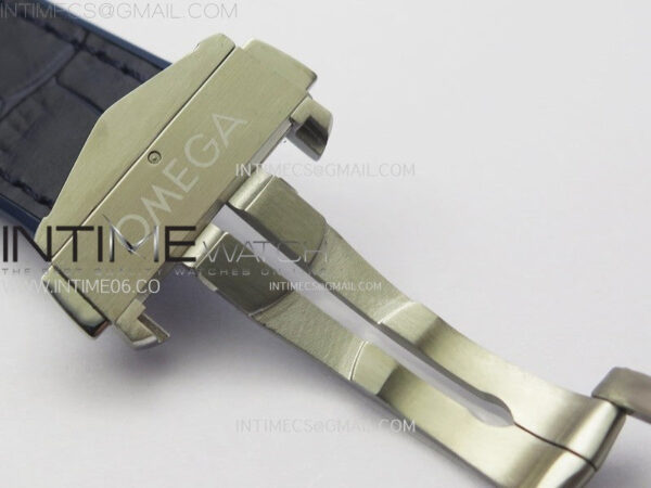 Constellation 41mm RG/Blue Ceramic Bezel VSF 1:1 Best Edition Blue Dial on Blue Gummy Strap A8900 – Bild 16