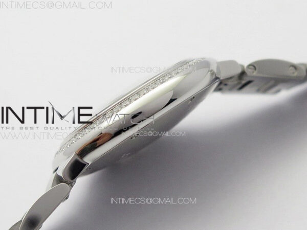 Ballon Bleu 33mm Diamonds Bezel SS K3F 1:1 Best Edition Ice Blue Dial on SS Bracelet A076 – Bild 21
