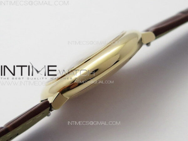Ballon Bleu 33mm RG K3F 1:1 Best Edition White Textured Dial on Brown Leather Strap A076 – Bild 11
