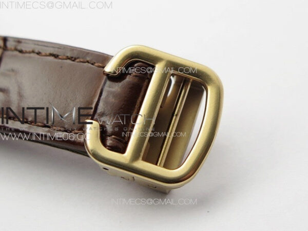 Ballon Bleu 33mm RG K3F 1:1 Best Edition White Textured Dial on Brown Leather Strap A076 – Bild 12