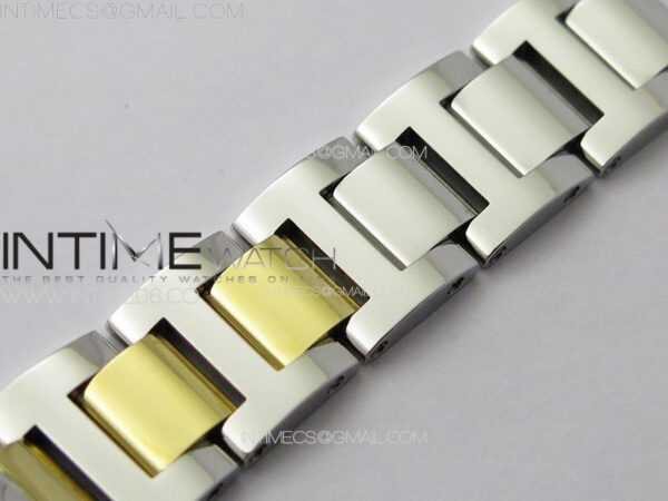 Ballon Bleu 33mm SS/YG K3F 1:1 Best Edition White Textured Dia Markers Dial on SS Bracelet A076 – Bild 11