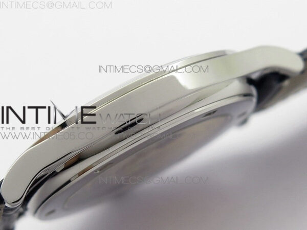 Calatrava 5296G SS ZF 1:1 Best Edition White Dial Blue Hands on Black Leather Strap 324CS – Bild 12