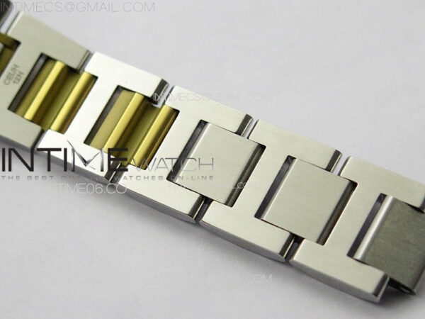 Ballon Bleu 33mm SS/YG K3F 1:1 Best Edition White Textured Dia Markers Dial on SS Bracelet A076 – Bild 12