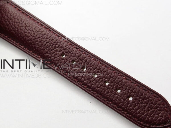 Tank Louis Ladies 25mm SS 8848F 1:1 Best Edition White Dial on Dark Red Leather Strap Ronda Quartz – Bild 13