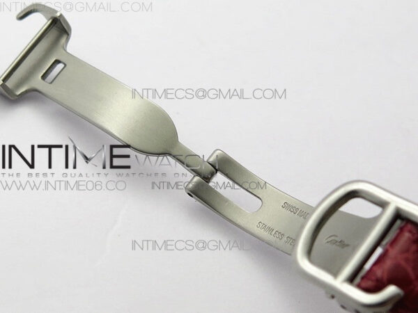 Tank WJTA0029 29mm 8848F Crystal Bezel SS Silver Dial on Pink Croco Strap Ronda Quartz – Bild 12