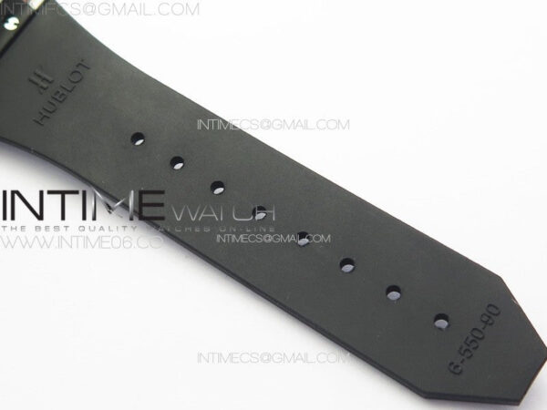 Classic Fusion Orlinski SS Full Real Diamonds B50F 1:1 Best Edition White Faceted Dial on Black Rubber Strap A2892 – Bild 13