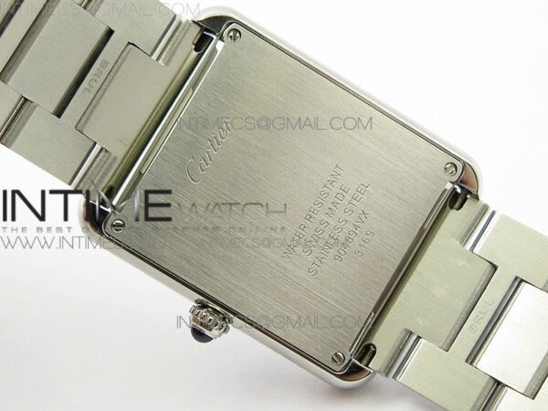 Tank Solo Ladies 28mm SS K11F 1:1 Best Edition White Dial on SS Bracelet Ronda Quartz – Bild 14