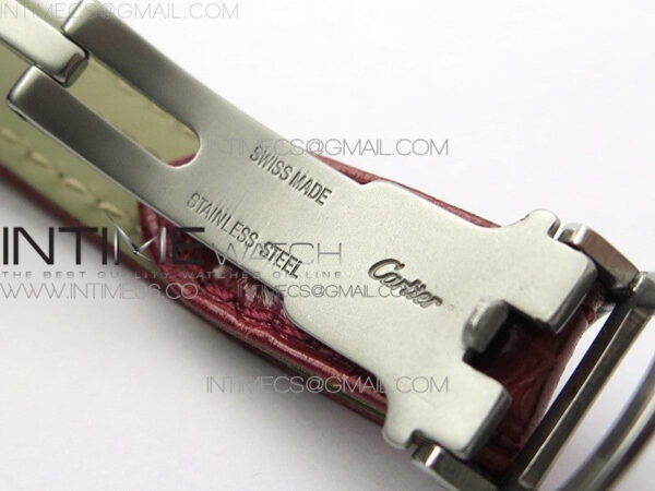 Tank WJTA0029 29mm 8848F SS Silver Dial on Pink Croco Strap Ronda Quartz – Bild 15