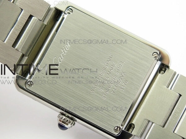 Tank Solo Ladies 25mm SS Diamond Bezel K11F 1:1 Best Edition White Dial on SS Bracelet Ronda Quartz – Bild 14