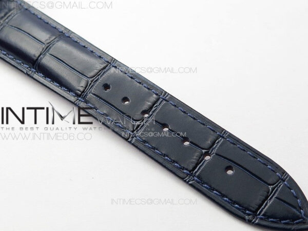 6104P Moon SS 3EF Best Edition Blue Dial Green T Diamond Bezel on Blue Leather Strap A240 – Bild 16