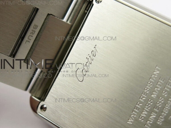 Tank Solo Ladies 28mm SS K11F 1:1 Best Edition White Dial on SS Bracelet Ronda Quartz – Bild 15