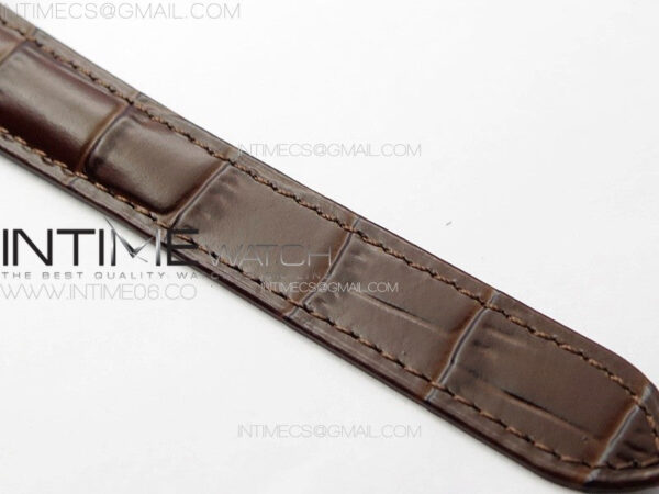 Ballon Bleu 33mm RG K3F 1:1 Best Edition White Textured Dial on Brown Leather Strap A076 – Bild 15