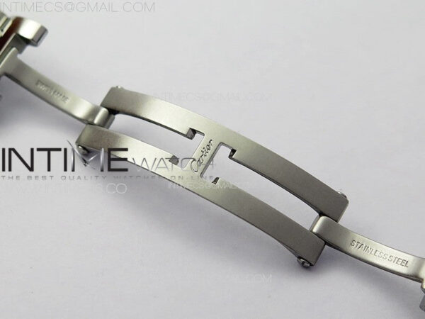 Ballon Bleu 33mm Diamonds Bezel SS K3F 1:1 Best Edition White Textured Dial on SS Bracelet A076 – Bild 15