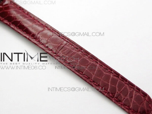 Tank WJTA0029 29mm 8848F Crystal Bezel SS Silver Dial on Pink Croco Strap Ronda Quartz – Bild 14