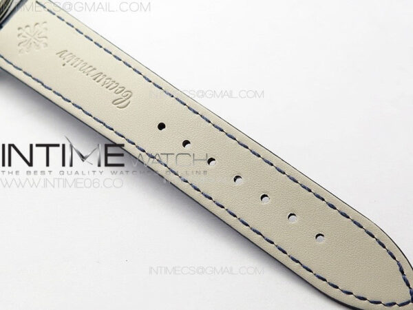 6104P Moon SS 3EF Best Edition Blue Dial Red T Diamond Bezel on Blue Leather Strap A240 – Bild 17