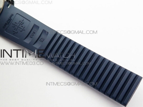 Aquanaut Jumbo 5168G 42mm SS ZF 1:1 Best Edition Blue Dial on Blue Rubber Strap 324CS (Free box) – Bild 16
