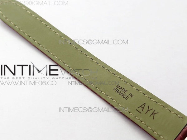 Tank WJTA0029 29mm 8848F Crystal Bezel SS Silver Dial on Pink Croco Strap Ronda Quartz – Bild 15