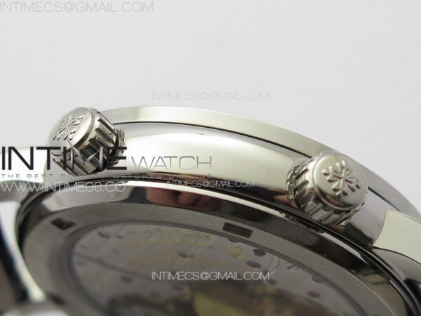 6104P Moon SS 3EF Best Edition Blue Dial Blue T Diamond Bezel on Blue Leather Strap A240 – Bild 9