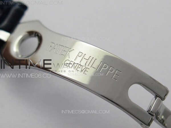 6104P Moon SS 3EF Best Edition Blue Dial Blue T Diamond Bezel on Blue Leather Strap A240 – Bild 14