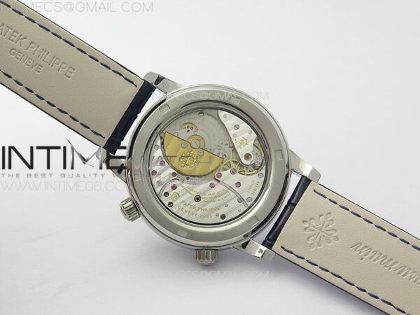 6104P Moon SS 3EF Best Edition Blue Dial Blue T Diamond Bezel on Blue Leather Strap A240 – Bild 19