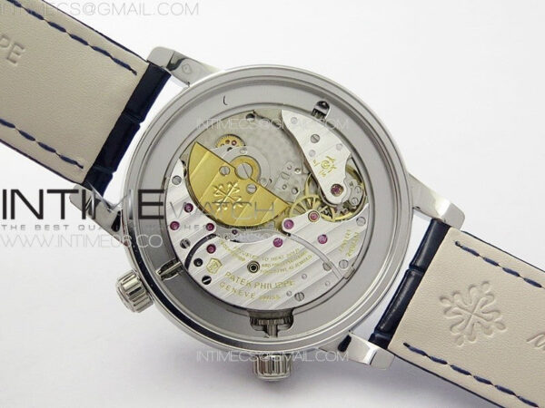 6104P Moon SS 3EF Best Edition Blue Dial Blue T Diamond Bezel on Blue Leather Strap A240 – Bild 21