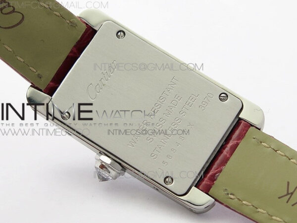 Tank WJTA0029 29mm 8848F Crystal Bezel SS Silver Dial on Pink Croco Strap Ronda Quartz – Bild 17