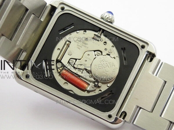 Tank Solo Ladies 28mm SS K11F 1:1 Best Edition White Dial on SS Bracelet Ronda Quartz – Bild 18
