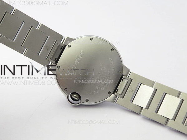 Ballon Bleu 36mm Diamons Bezel SS K3F 1:1 Best Edition White Textured Dial on SS Bracelet A076 – Bild 19