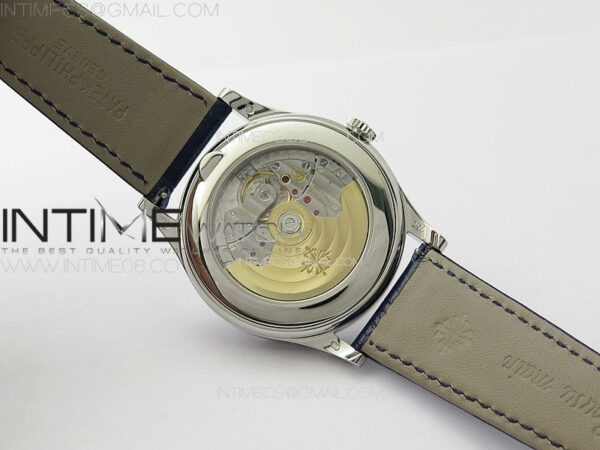 Annual Calendar Moonphase 5396 SS PPF 1:1 Best Edition White Dial on Black Leather Strap A324 – Bild 13